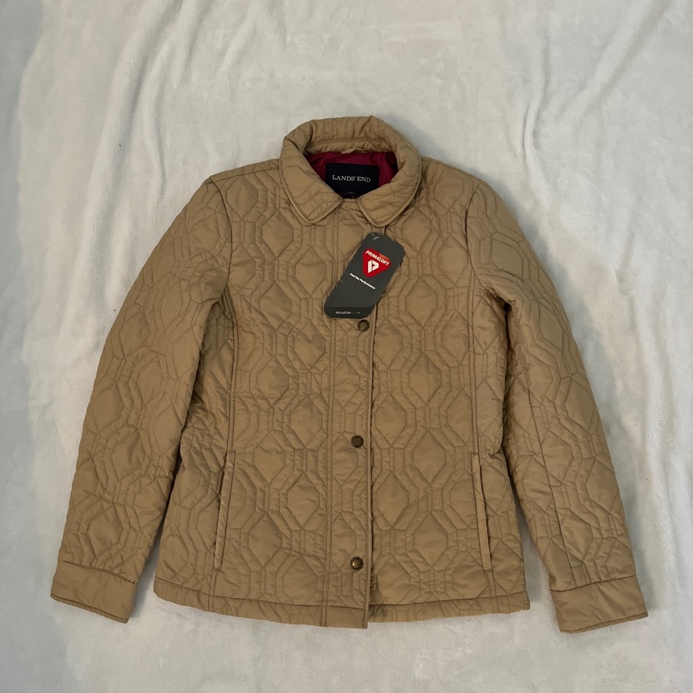 Lands End PrimaLoft quilted light jacket